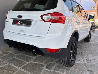 Ford Kuga 2.0 tdci Titanium 4wd 163cv Bianco usata Bagnolo Piemonte