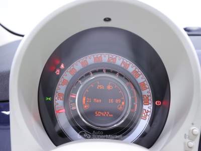 Fiat 500 1.2 EASYPOWER LOUNGE TETTO PANORAMA Blu/Azzurro usata Brescia