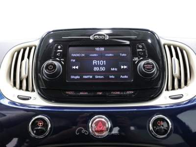 Fiat 500 1.2 EASYPOWER LOUNGE TETTO PANORAMA Blu/Azzurro usata Brescia
