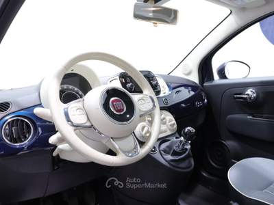 Fiat 500 1.2 EASYPOWER LOUNGE TETTO PANORAMA Blu/Azzurro usata Brescia