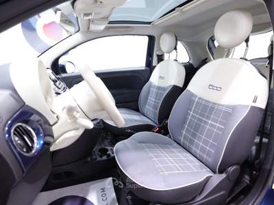 Fiat 500 1.2 EASYPOWER LOUNGE TETTO PANORAMA Blu/Azzurro usata Brescia