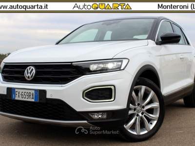 Volkswagen T-Roc VW T-Roc 1.6 tdi *V. COCKPIT *BICOLORE *CAMERA Bianco usata Monteroni di Lecce