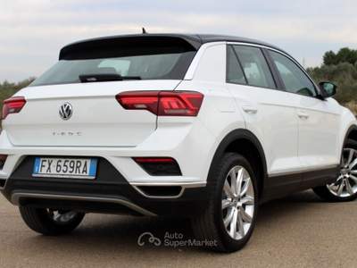 Volkswagen T-Roc VW T-Roc 1.6 tdi *V. COCKPIT *BICOLORE *CAMERA Bianco usata Monteroni di Lecce