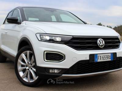Volkswagen T-Roc VW T-Roc 1.6 tdi *V. COCKPIT *BICOLORE *CAMERA Bianco usata Monteroni di Lecce