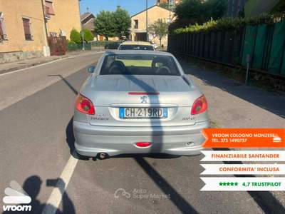 Peugeot 206 1.6 16V CC Grigio usata Cologno Monzese