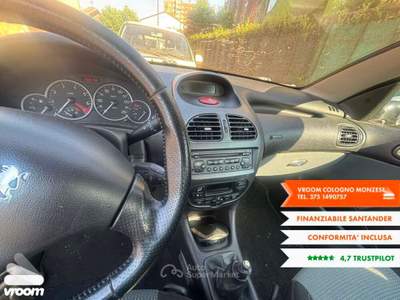Peugeot 206 1.6 16V CC Grigio usata Cologno Monzese