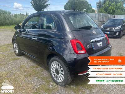 Fiat 500 500 1.2 Lounge Nero usata Firenze