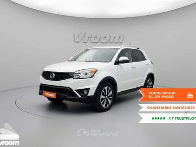 SsangYong Korando Korando 2.0 e-XDi 149 CV AWD MT Limited Edition Bianco usata Livorno