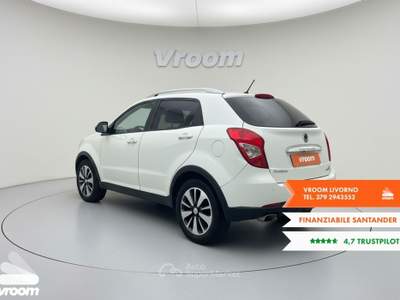 SsangYong Korando Korando 2.0 e-XDi 149 CV AWD MT Limited Edition Bianco usata Livorno