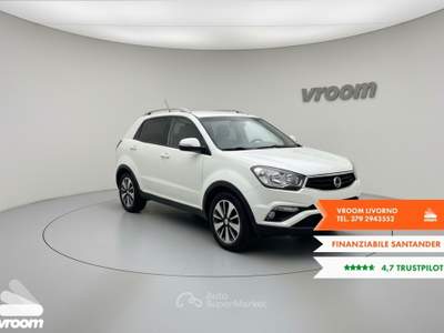SsangYong Korando Korando 2.0 e-XDi 149 CV AWD MT Limited Edition Bianco usata Livorno