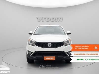 SsangYong Korando Korando 2.0 e-XDi 149 CV AWD MT Limited Edition Bianco usata Livorno