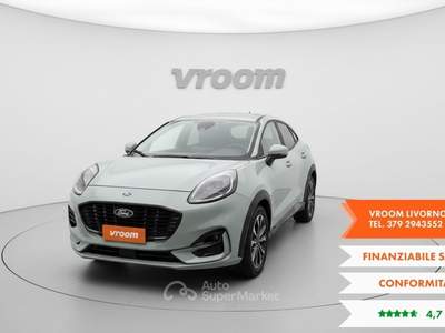 Ford Puma Puma 1.0 EcoBoost Hybrid 125 CV S&S aut. Titanium Grigio usata Livorno