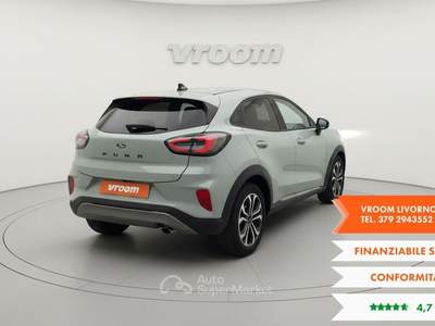 Ford Puma Puma 1.0 EcoBoost Hybrid 125 CV S&S aut. Titanium Grigio usata Livorno