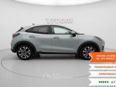 Ford Puma Puma 1.0 EcoBoost Hybrid 125 CV S&S aut. Titanium Grigio usata Livorno