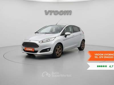 Ford Fiesta Fiesta 1.2 60CV 5 porte Titanium Grigio usata Livorno