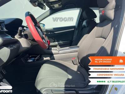 Honda Civic Civic 1.0T 5 porte Elegance Navi Bianco usata Livorno