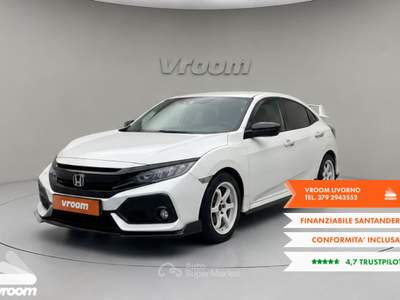 Honda Civic Civic 1.0T 5 porte Elegance Navi Bianco usata Livorno