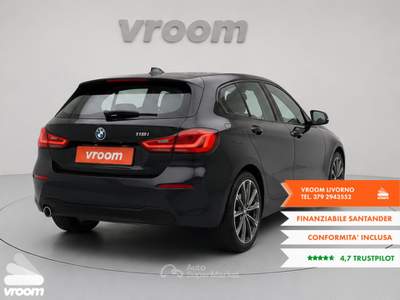 BMW Serie 1 118i 118i 5p. Advantage Nero usata Livorno