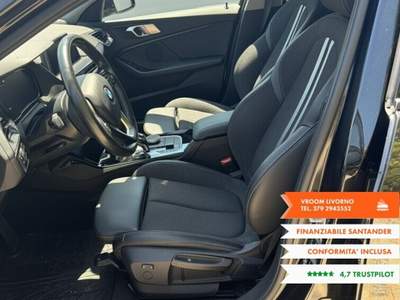 BMW Serie 1 118i 118i 5p. Advantage Nero usata Livorno