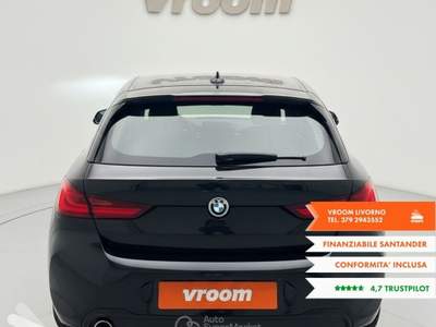 BMW Serie 1 118i 118i 5p. Advantage Nero usata Livorno