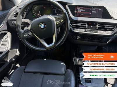 BMW Serie 1 118i 118i 5p. Advantage Nero usata Livorno