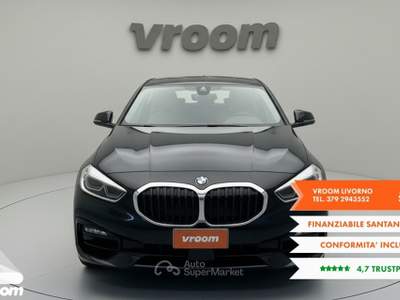 BMW Serie 1 118i 118i 5p. Advantage Nero usata Livorno