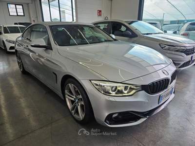 BMW Serie 4 420d Serie 4 F32 2013 Coupe 420d Coupe Sport 184cv auto Argento usata Martinengo