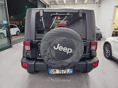 Jeep Wrangler 2.8 crd Sahara AUTOMATICO /4X4  MARCE RIDOTTE Nero usata Martinengo