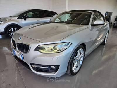 BMW Serie 2 220d Serie 2 F23 Cabrio 220d Cabrio Sport auto Argento usata Martinengo