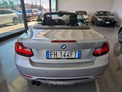 BMW Serie 2 220d Serie 2 F23 Cabrio 220d Cabrio Sport auto Argento usata Martinengo