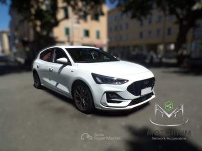 Ford Focus MOTORE 1.0 ECOBOOST H ST-LINE X 125CV Bianco usata Livorno