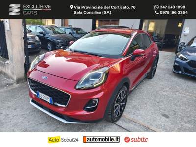 Ford Puma Puma 1.0 EcoB. Hyb. 125 CV aut. Tit. Lilla usata Sala Consilina