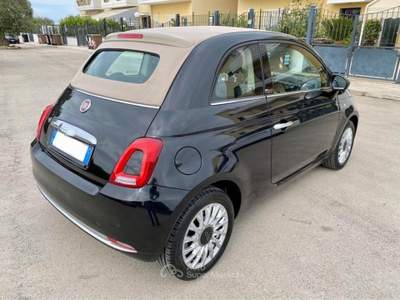 Fiat 500 C 0.9 TwinAir Turbo 105 CV Lounge Nero usata Monopoli