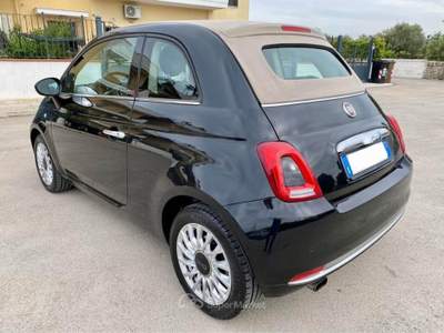 Fiat 500 C 0.9 TwinAir Turbo 105 CV Lounge Nero usata Monopoli