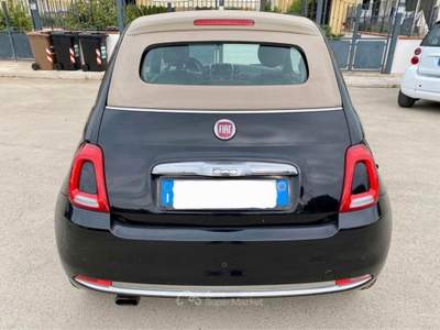 Fiat 500 C 0.9 TwinAir Turbo 105 CV Lounge Nero usata Monopoli