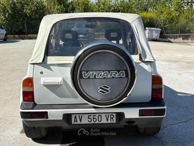 Suzuki Vitara Cabrio 1.6 JLX P.Pack-VEICOLO STORICO-CERCHI OMOLOGATI- Bianco usata Osimo