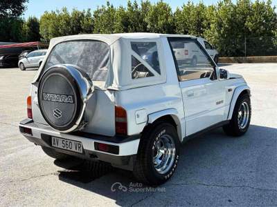 Suzuki Vitara Cabrio 1.6 JLX P.Pack-VEICOLO STORICO-CERCHI OMOLOGATI- Bianco usata Osimo