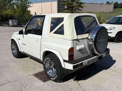Suzuki Vitara Cabrio 1.6 JLX P.Pack-VEICOLO STORICO-CERCHI OMOLOGATI- Bianco usata Osimo