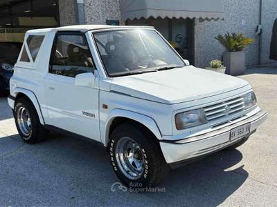 Suzuki Vitara Cabrio 1.6 JLX P.Pack-VEICOLO STORICO-CERCHI OMOLOGATI- Bianco usata Osimo