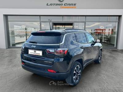Jeep Compass 1.6 mjt Limited 2wd 130cv CON TELECAMERA E CARPLAY Nero usata Latina