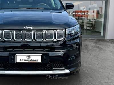 Jeep Compass 1.6 mjt Limited 2wd 130cv CON TELECAMERA E CARPLAY Nero usata Latina