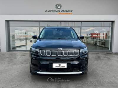 Jeep Compass 1.6 mjt Limited 2wd 130cv CON TELECAMERA E CARPLAY Nero usata Latina