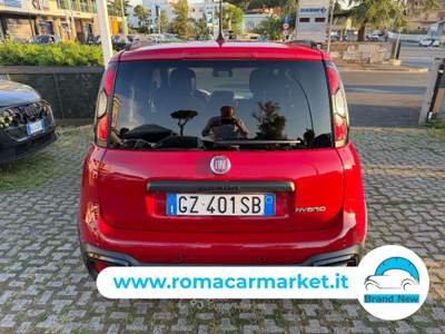 Fiat Pandina PANDINA 1.0 firefly hybrid s&amp;s 70cv KM CERTIFICATI Rosso usata Roma
