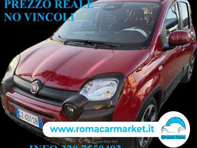 Fiat Pandina PANDINA 1.0 firefly hybrid s&amp;s 70cv KM CERTIFICATI Rosso usata Roma