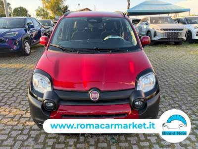 Fiat Pandina PANDINA 1.0 firefly hybrid s&amp;s 70cv KM CERTIFICATI Rosso usata Roma