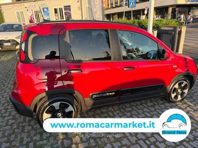 Fiat Pandina PANDINA 1.0 firefly hybrid s&amp;s 70cv KM CERTIFICATI Rosso usata Roma