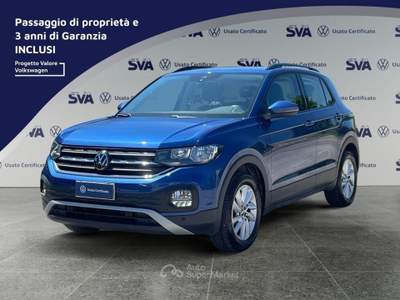 Volkswagen T-Cross 1.0 TSI 95CV Style Blu/Azzurro usata Ravenna