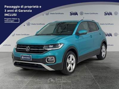 Volkswagen T-Cross 1.0 TSI 110CV DSG Advanced  Blu/Azzurro usata Ravenna
