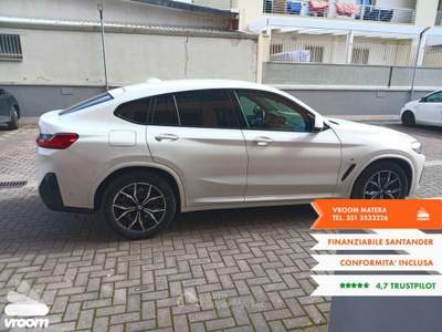 BMW X4 X4 xDrive20d 48V Msport Bianco usata Matera