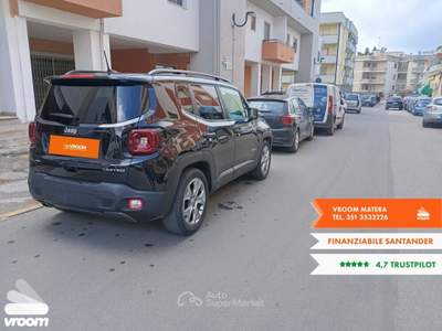 Jeep Renegade Renegade 1.6 Mjt 130 CV Limited Nero usata Matera